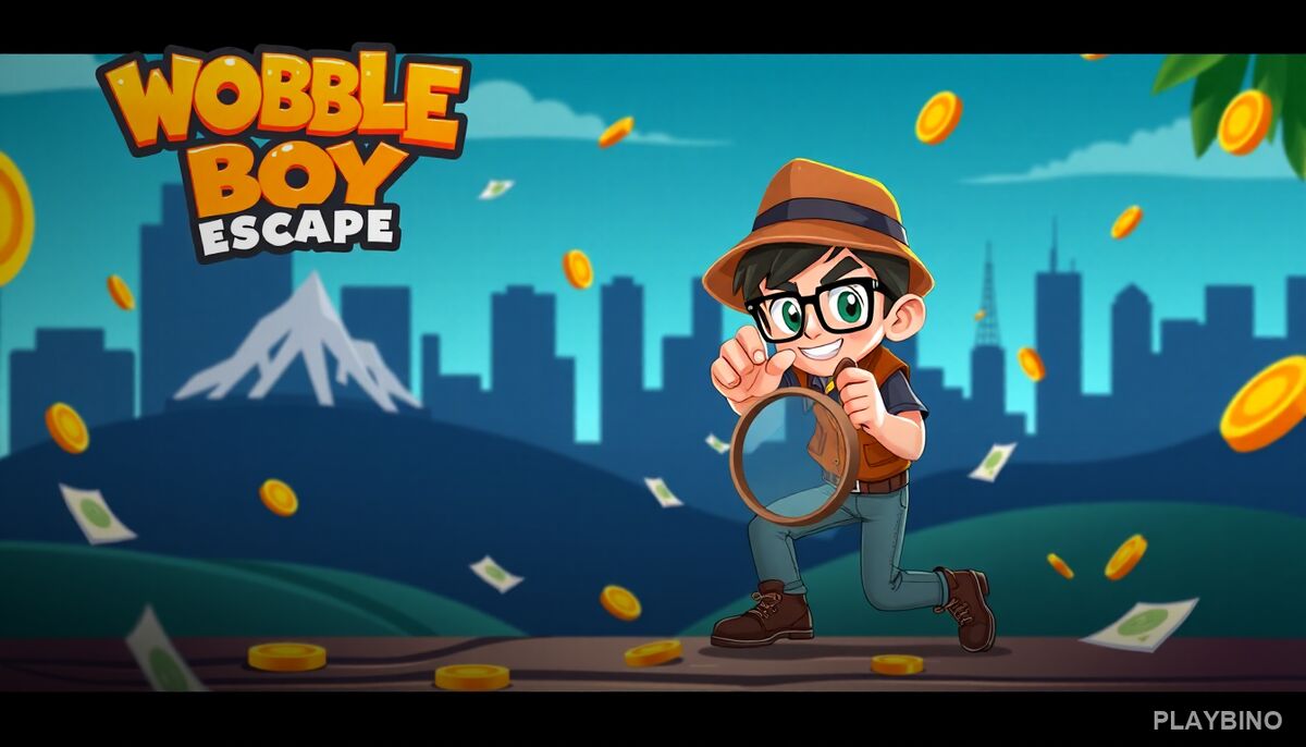 Wobble Boy Escape: Cash, Cops, and Wobbly Chaos image