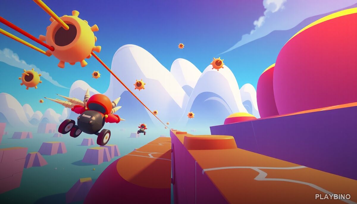 Zipline Dodge: Arcade Endless Runner on High-Speed Cables image