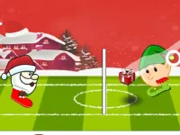 Santa winter head soccer image