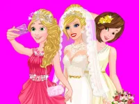 Barbie #039;s Wedding Selfie With Princesses image