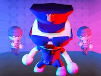 Robber Vs Police: Fighting image