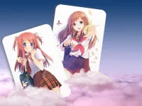 Anime Girl Card Match image