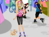 Barbie on roller skates image