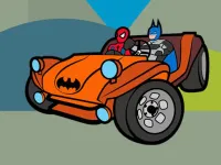 Superhero Cars Coloring Book image