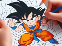 Anime Coloring Book image