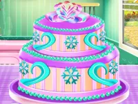 Girl Chef Cooking Cake image