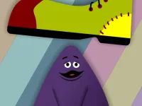 Grimace vs giant clown shoes image