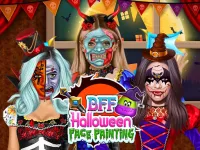 BFF Halloween Face Painting image