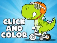 Click And Color Dinosaurs image