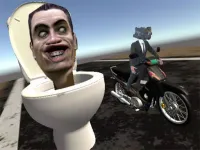 Skibidi Toilet Moto Bike Racing 2 image