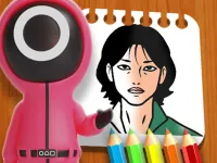 Squid Game Coloring Book image