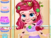 Messy Little Mermaid Makeover-Game image