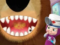 Masha And The Bear Dentist Game image