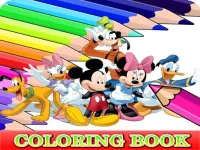 Coloring Book for Mickey Mouse image