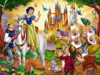 Snow White hidden objects image