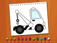 Coloring Book: Excavator Trucks image
