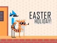 Mordecai and Rigby Easter Holiday image
