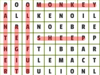 Animals Word Search image