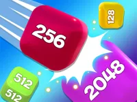 Chain Cube 2048 3D Merge Game image