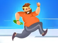 Fat man parkour image