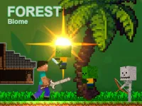 Noob vs Zombies - Forest biome image