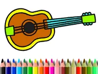BTS Music Instrument Coloring Book image