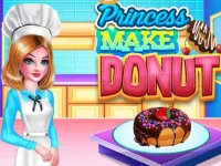 PRINCESS MAKE DONUT COOKING image