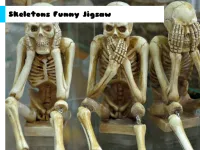 Skeletons Funny Jigsaw image