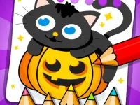 Halloween Coloring Games image