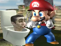 Super Spy Mario VS Skibidi Toilet image