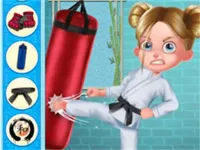 Karate Girl Vs School Bully Game image