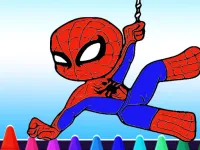 Spiderman Coloring Game image