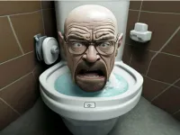Funny Skibidi Toilet Face image