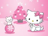 Hello Kitty Christmas Jigsaw Puzzle image