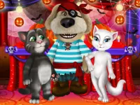 Talking Tom And Angela Halloween Party image