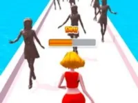 Girl Run Beauty 3d image