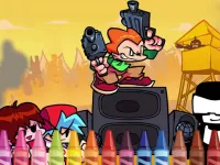 Friday Night Funkin Coloring image