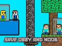 Save Obby and Noob Two players image