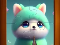 Cute Cat Jigsaw Puzzle image