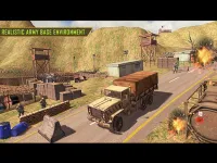 Army Car Truck Transport Game image