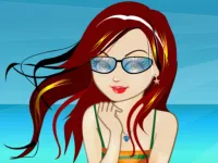 Beach Girl Dressup image