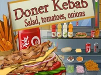 Doner Kebab : Salad Tomatoes Onions image